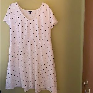Torrid 2X Heart Print Dress